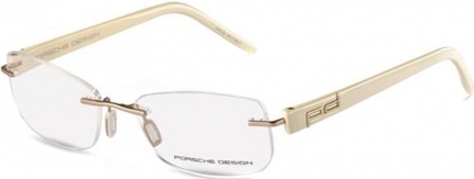 PORSCHE DESIGN P8209 randlose Brille gold-creme