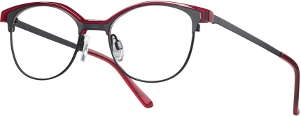 LOOK & FEEL BI 8353 Brille schwarz rot