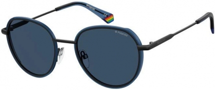 Polaroid PLD 6114/S Sonnenbrille polarized blau schwarz