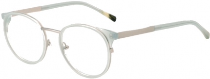 AUGENBLICK Brille INGA Kunststoff-Titan mint-silber