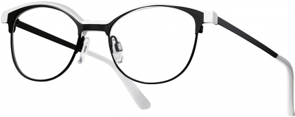 LOOK & FEEL BI 8353 Brille schwarz weiß