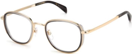 DAVID BECKHAM DB 7075/G Brille gold grau