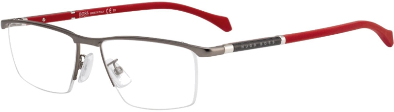BOSS - Hugo Boss 1104/F Tragrandbrille grau-rot