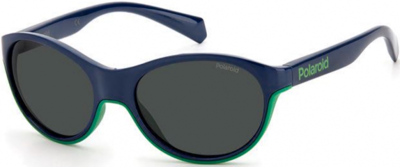 Polaroid PLD 8042/S Kindersonnenbrille Sportbrille polarisiert blau-grn