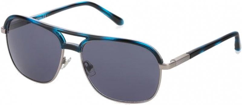 FOSSIL FOS 2102/G/S Sonnenbrille silbern-blau