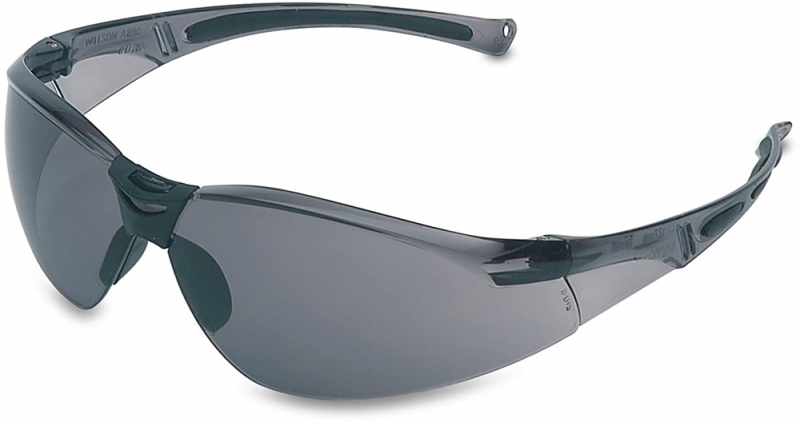 Schutzbrille/Arbeitsschutzbrille gewlbt Polycarbonat grau
