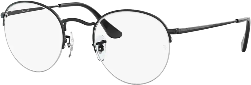 RAY-BAN RB 3947V ROUND GAZE Tragrandbrille schwarz