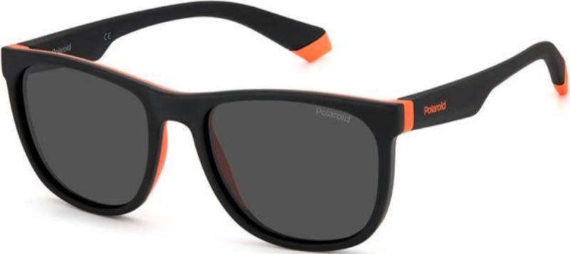 Polaroid PLD 8049/S Kindersonnenbrille Sportbrille polarisiert schwarz