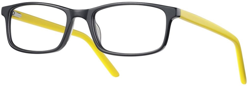 JUMP UP BI 2942 Kunststoffbrille schwarz-gelb