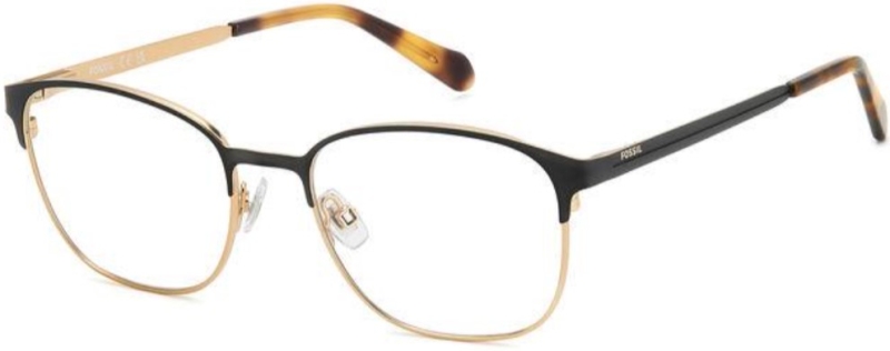 FOSSIL FOS 7175 Brille schwarz gold