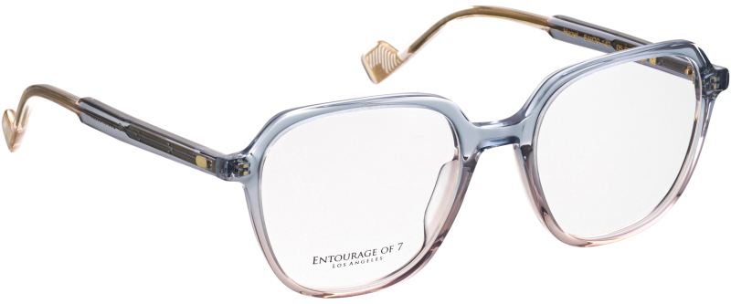 ENTOURAGE OF 7 Hazel Brille hellblau rosa