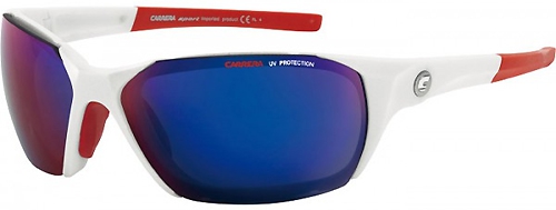 CARRERA C-2T Sonnenbrille, weiß mit Wechselgläsern