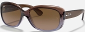 RAY-BAN RB 4101 JACKIE OHH Sonnenbrille braun-lila