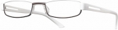 BETA-TITANIUM BI 578 Lesebrille Halbbrille braun-wei