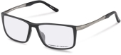 PORSCHE DESIGN P8328 Kunststoffbrille mit Titanium Bügel grau