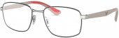 RAY-BAN RB 6423 Brille silbern, schwarz