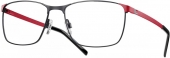 LOOK & FEEL Beflex Brille BI 7002 Flex-Brille schwarz-rot