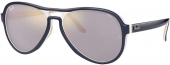 RAY-BAN RB 4355 VAGABOND Sonnenbrille blau creme