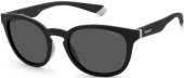 Polaroid PLD 2127/S Kindersonnenbrille Sportbrille polarisiert schwarz