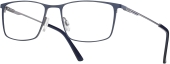 LOOK & FEEL BI 7104 Brille blau-silbermatt
