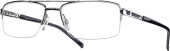 men eyewear BI7759 Tragrandbrille silbern