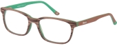 vonBogen VB 771 Brille holz-optik grün