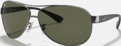 RAY-BAN RB 3386 Sonnenbrille anthrazit-schwarz polarisiert