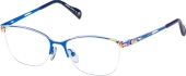 vonBogen VB 154 Tragrandbrille blau silbern