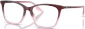 RAY-BAN RB 5422 Kunststoffbrille rot
