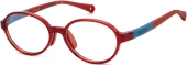 Polaroid D840 Kinderbrille/Jugendbrille rot